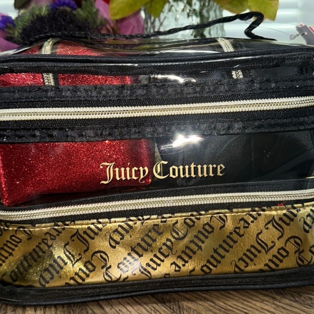 NWT 4 Piece Juicy Makeup bags Set great for gifting